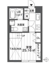 蔵創蒲田bowの間取り画像