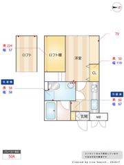 蔵創蒲田bowの間取り画像
