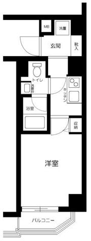 アランシア押上の間取り画像