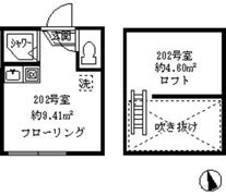 フェリス下高井戸の間取り画像