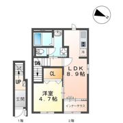 北区今羽町アパート新築工事の間取り画像