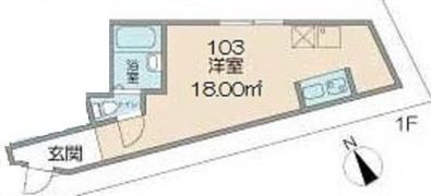 Sarete Felici 豪徳寺Ⅰの間取り画像