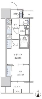 パークアクシス名古屋山王の間取り画像
