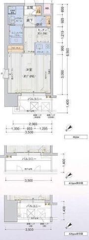 プレサンス鶴舞駅前ブリリアントの間取り画像