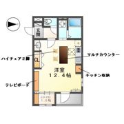 トウリ ルームズ徳川東の間取り画像