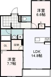 グランデクレシタ馬渕の間取り画像
