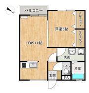 TATSUMIレジデンスヤマトの間取り画像