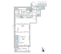 パークアクシス日本橋兜町の間取り画像