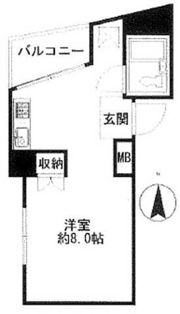アローハイツ新中野の間取り画像