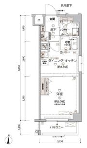 ARCOBALENO KAMEIDOⅡの間取り画像
