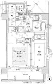 グローベル ザ・高円寺プレミアムの間取り画像