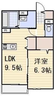 ラシーネT．I．の間取り画像