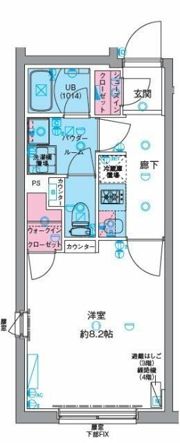 GENOVIA鵜の木の間取り画像