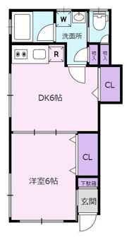 スタウト大久保の間取り画像