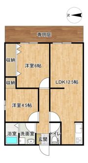 ガーデンハイツ広田 A棟の間取り画像