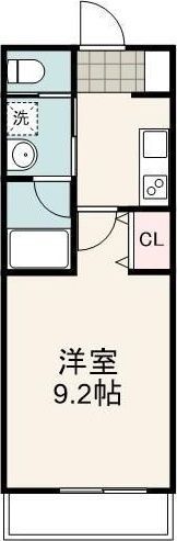 タウンヒルズ草薙の間取り画像