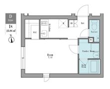 LEGALAND白金高輪の間取り画像