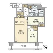 Brillia THE TOWER TOKYO YAESU AVENUEの間取り画像