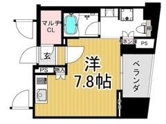 リビオレゾン千代田岩本町ルジェンテの間取り画像