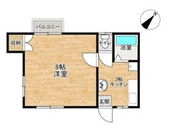 ハイツ華の間取り画像