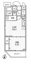 Alivis志村三丁目の間取り画像