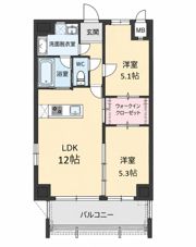 アンムートルーエ(Anmuto rue)の間取り画像