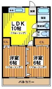 第一笹塚ビルの間取り画像