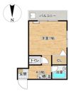 ハイツ本町1号館の間取り画像