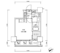 パークキューブ愛宕山タワーの間取り画像