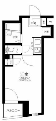 パレ・ホームズ都立家政の間取り画像