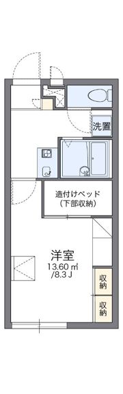レオパレスPaddyfieldの間取り画像
