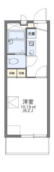 レオパレスサンシャイン浜寺の間取り画像
