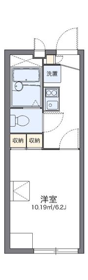 レオパレス穂風の間取り画像