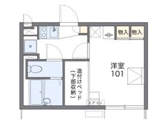 レオパレス板原の間取り画像