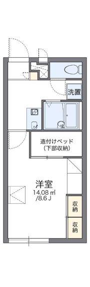 レオパレスNeo 深阪の間取り画像