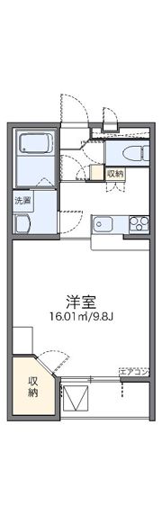 レオパレス我孫子の間取り画像