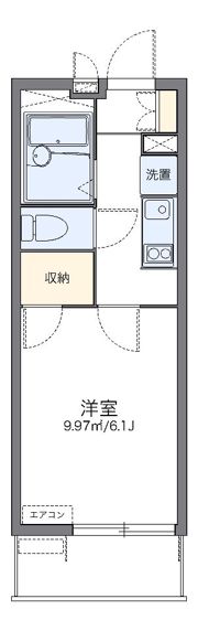 レオパレス梅北フィオーレの間取り画像