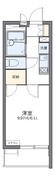 レオパレス梅北フィオーレの間取り画像