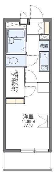 レオパレスアルタイルの間取り画像