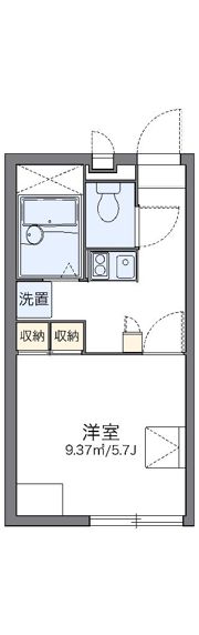 レオパレス陶器の間取り画像