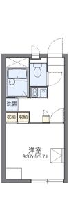 レオパレス陶器の間取り画像