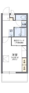 レオパレススカーレットの間取り画像
