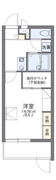 レオパレススカーレットの間取り画像