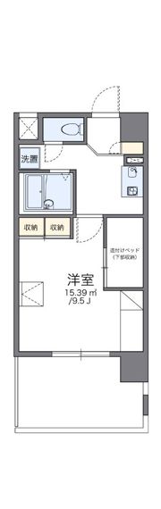 レオパレスREZON中百舌鳥の間取り画像