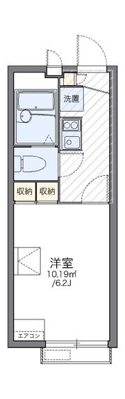 レオパレスメイクリポーズの間取り画像