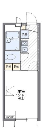 レオパレスメイクリポーズの間取り画像