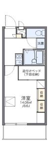 レオパレス見野山の間取り画像