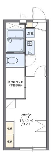 レオパレスKAMIYAの間取り画像