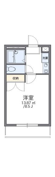 レオパレス三国ヶ丘弐番館の間取り画像