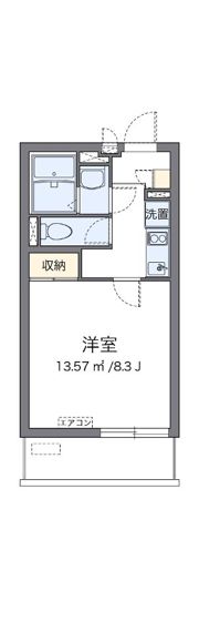 クレイノシーサイド石津川の間取り画像